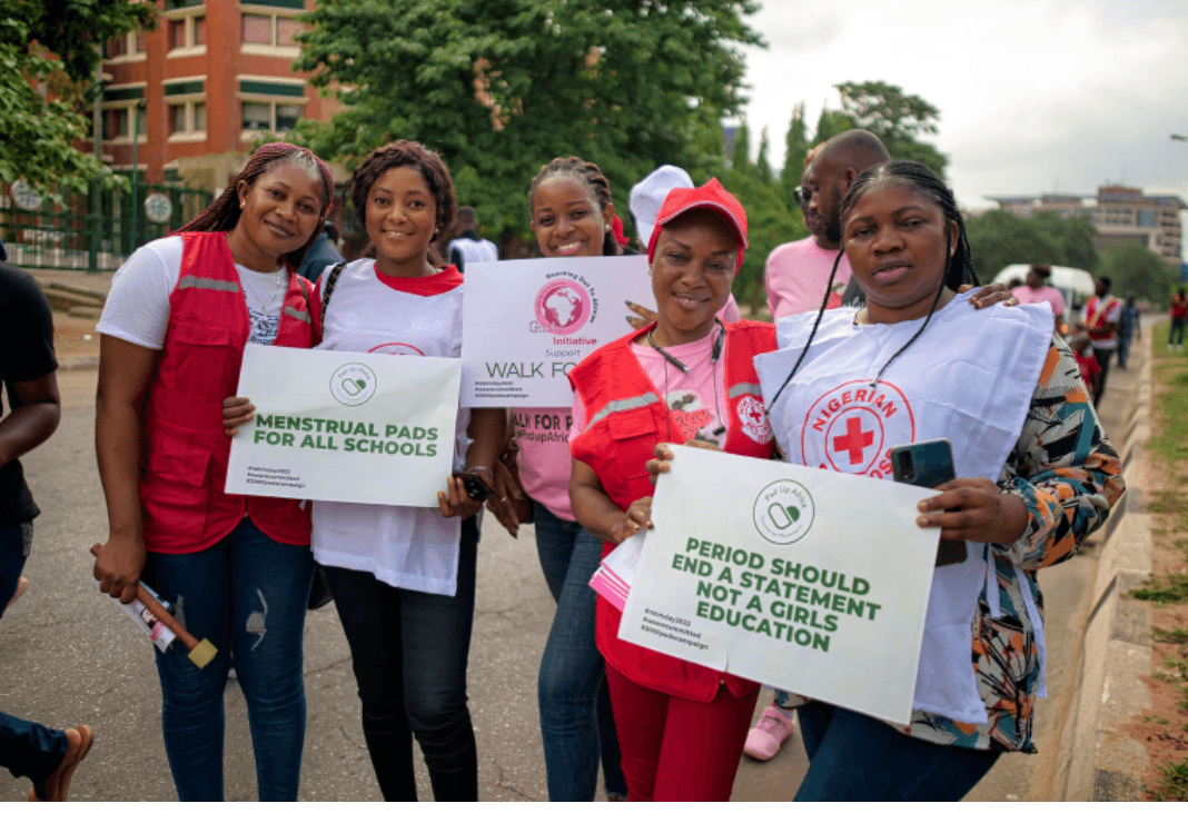 Provide free sanitary towels in all schools and public washrooms.